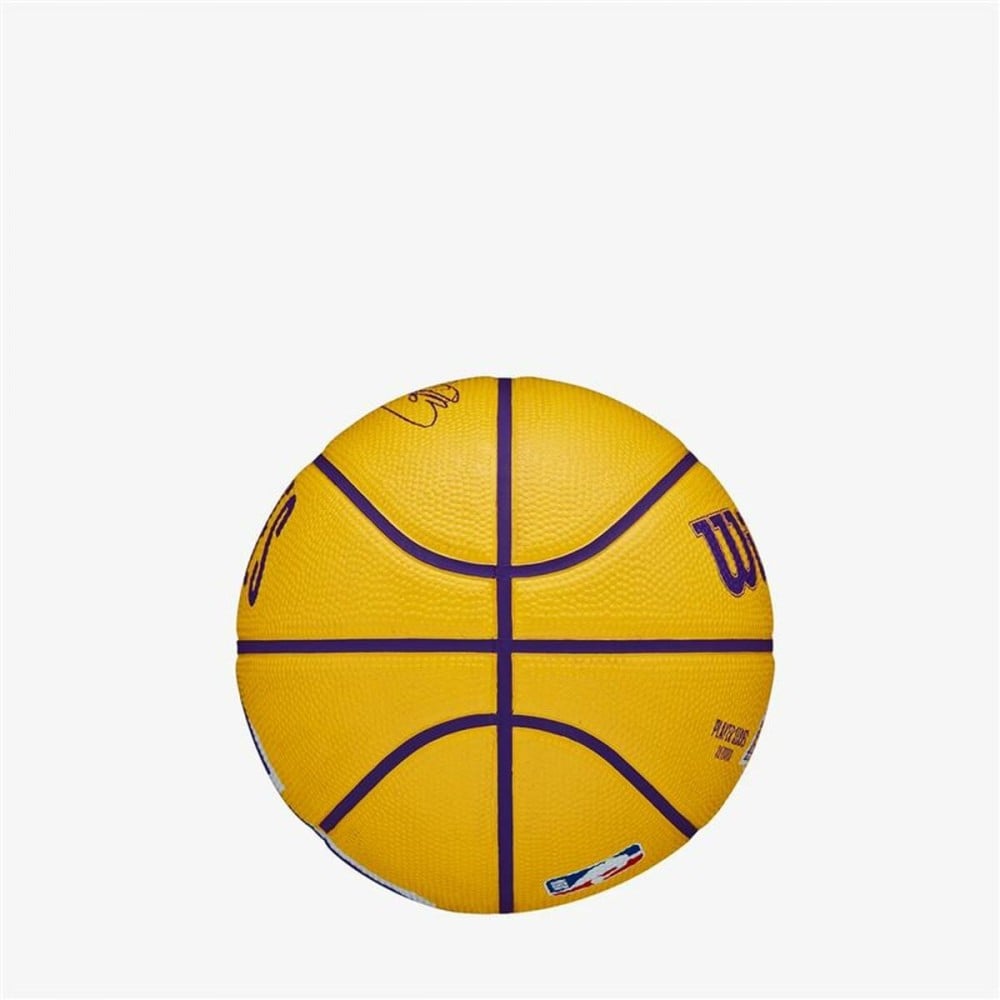 Basketball Ball Wilson NBA Player Icon Mini Lebron Yellow One size