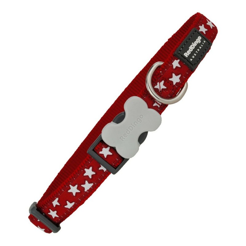 Dog collar Red Dingo Star 20-32 cm