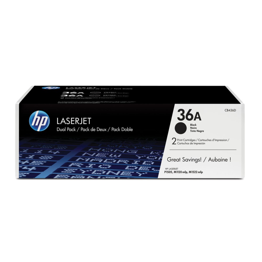 Original Toner HP CB436AD Black