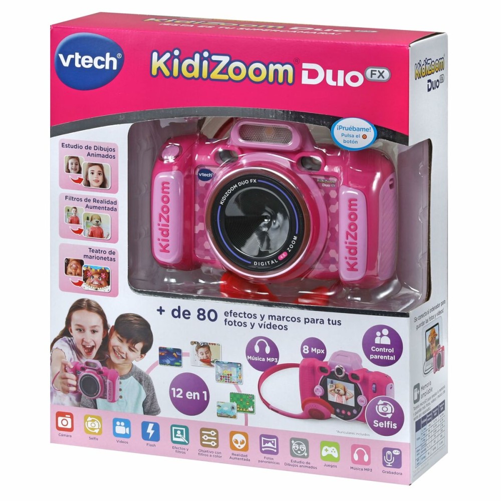 Appareil-photo pour enfants Vtech Kidizoom Duo DX Rose