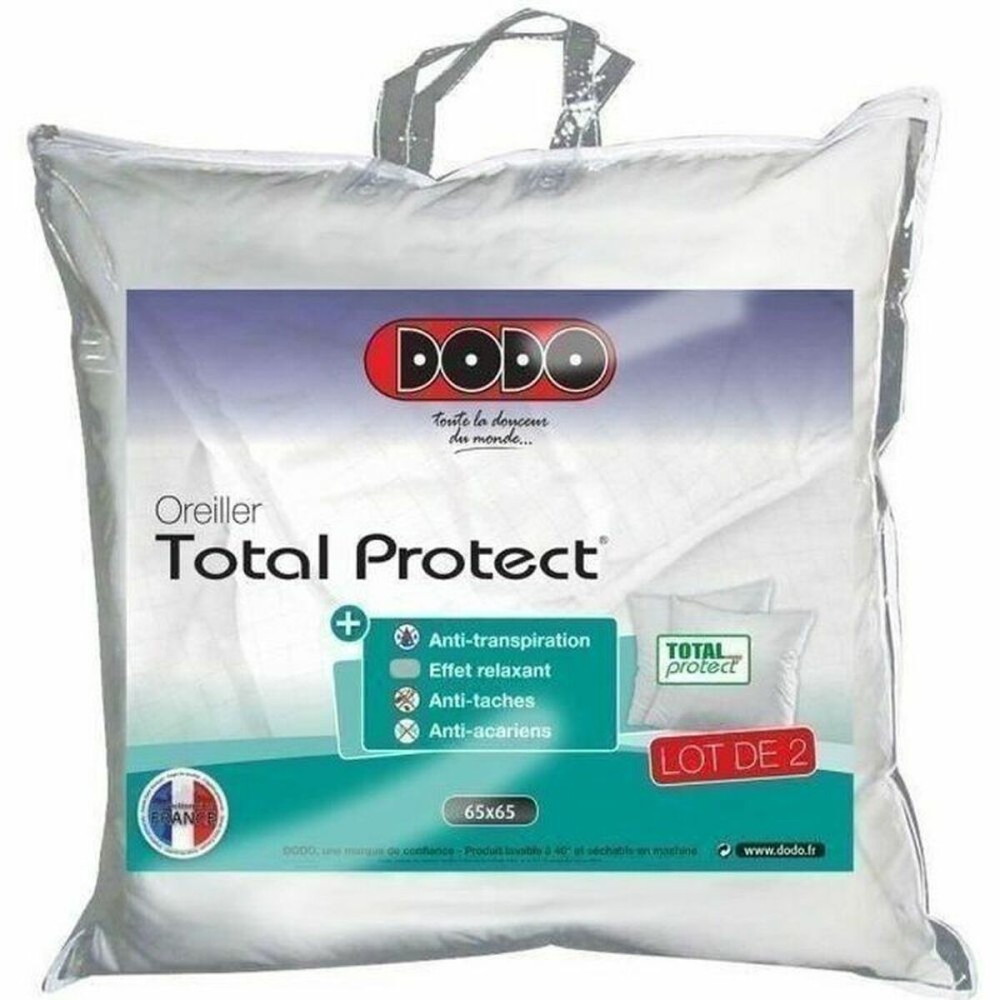 Kissen DODO Total Protect Weiß 65 x 65 cm (2 Stück)