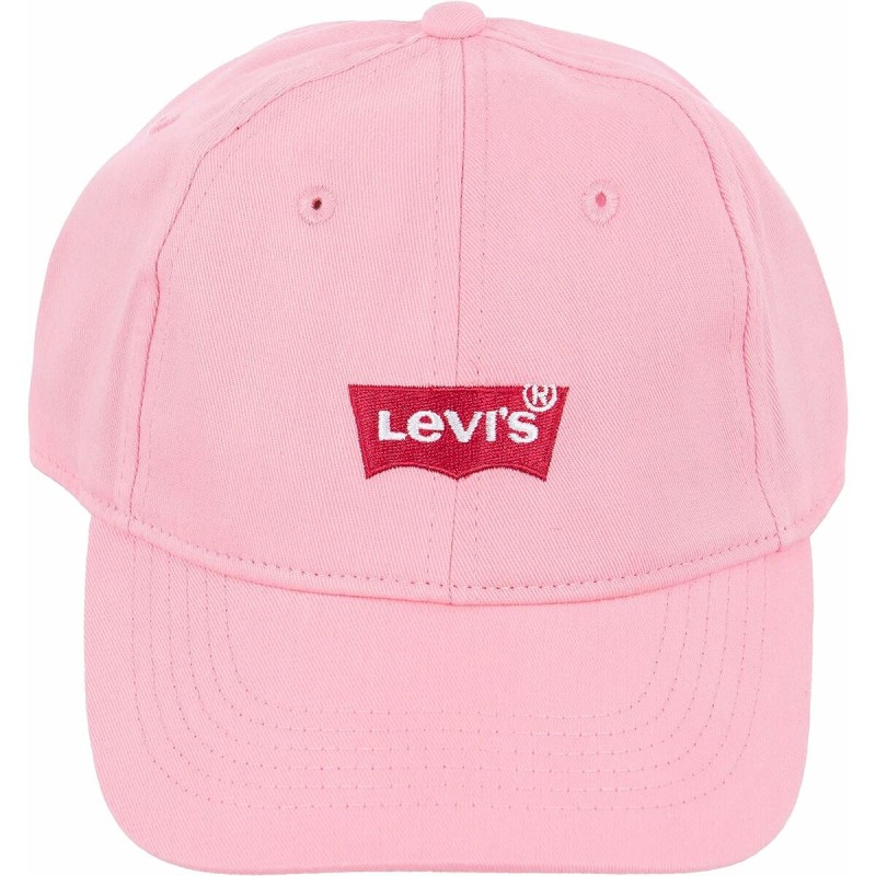 Kinderkappe Levi's Core Batwing Curve Brimcap Rosa (Einheitsgröße)