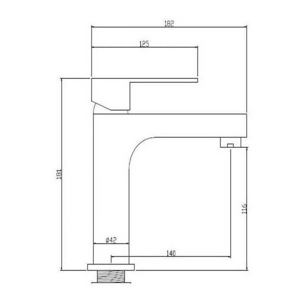 Mixer Tap Rousseau Adaman Metal Brass