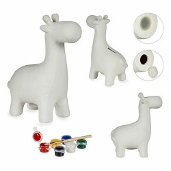 Paint Your Own Money Box Pincello BS2316 Ceramic Giraffe 6,8 x 16,2 x 13,2 cm (12 Units)