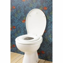 Abattant WC Gelco polypropylène Blanc Adultes Enfants (2 Pièces)