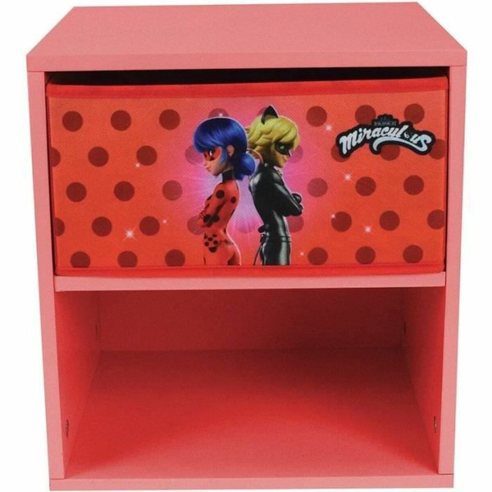 Nightstand Fun House Miraculous Ladybug 36 x 33 x 30 cm