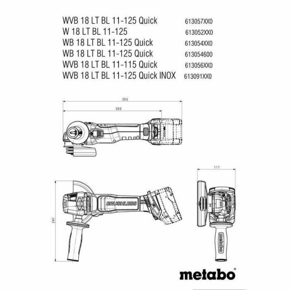 Set de forage et accessoires Metabo 685208650 18 V