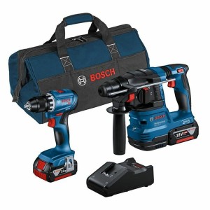 Bohrset und Zubehör BOSCH GSR18V-45 + GBH 18V-22 18 V