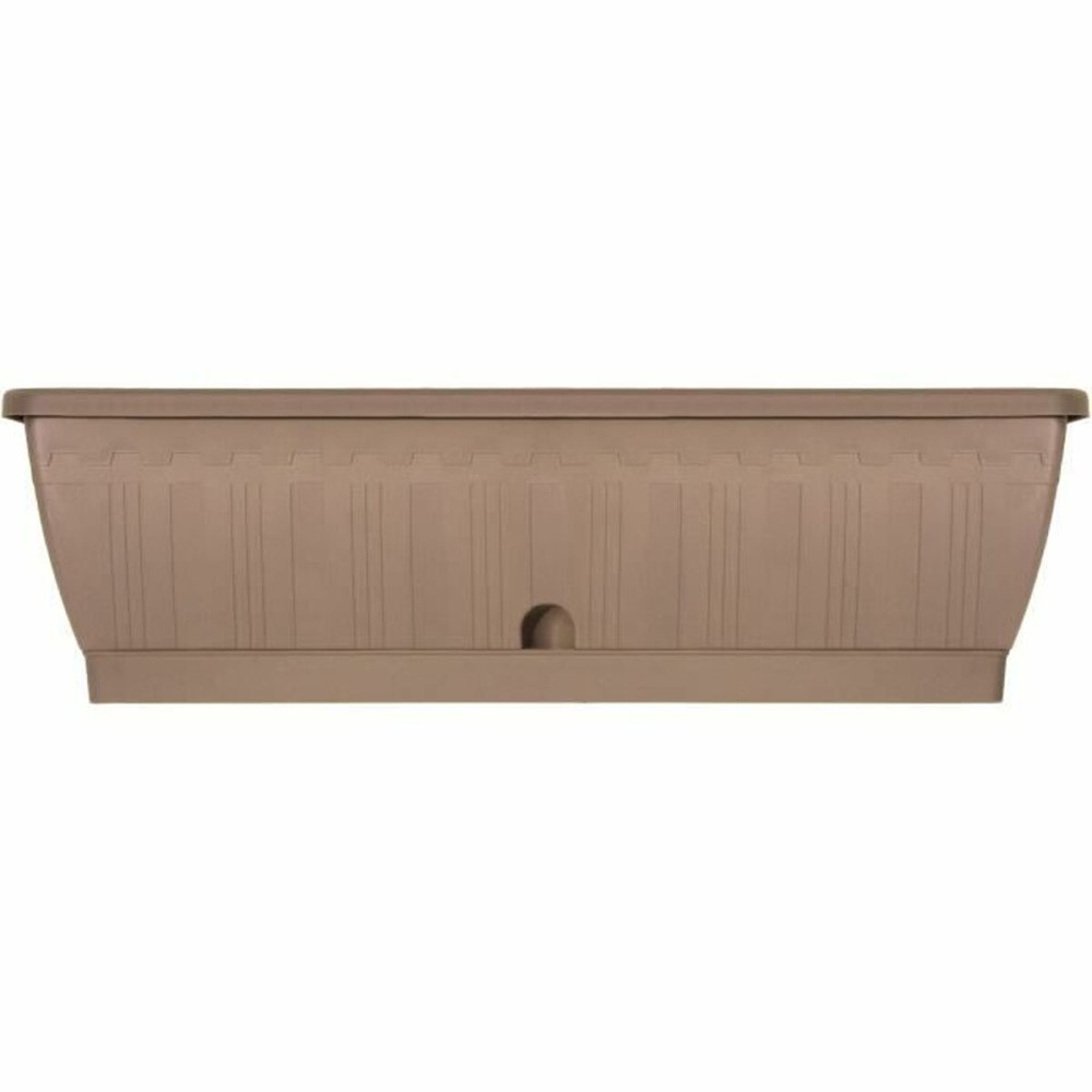 Jardinière auto-arrosante Garden ID Taupe 60 cm