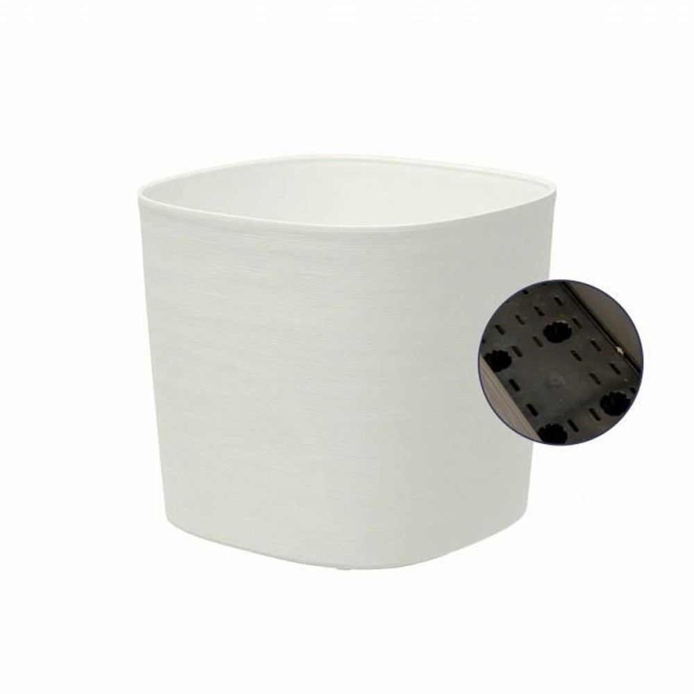 Planter Garden ID Respect White 30 x 30 cm