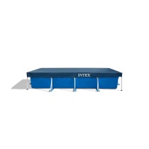 Poolabdeckung Intex 28039 Blau Grau Marineblau 4,5 m