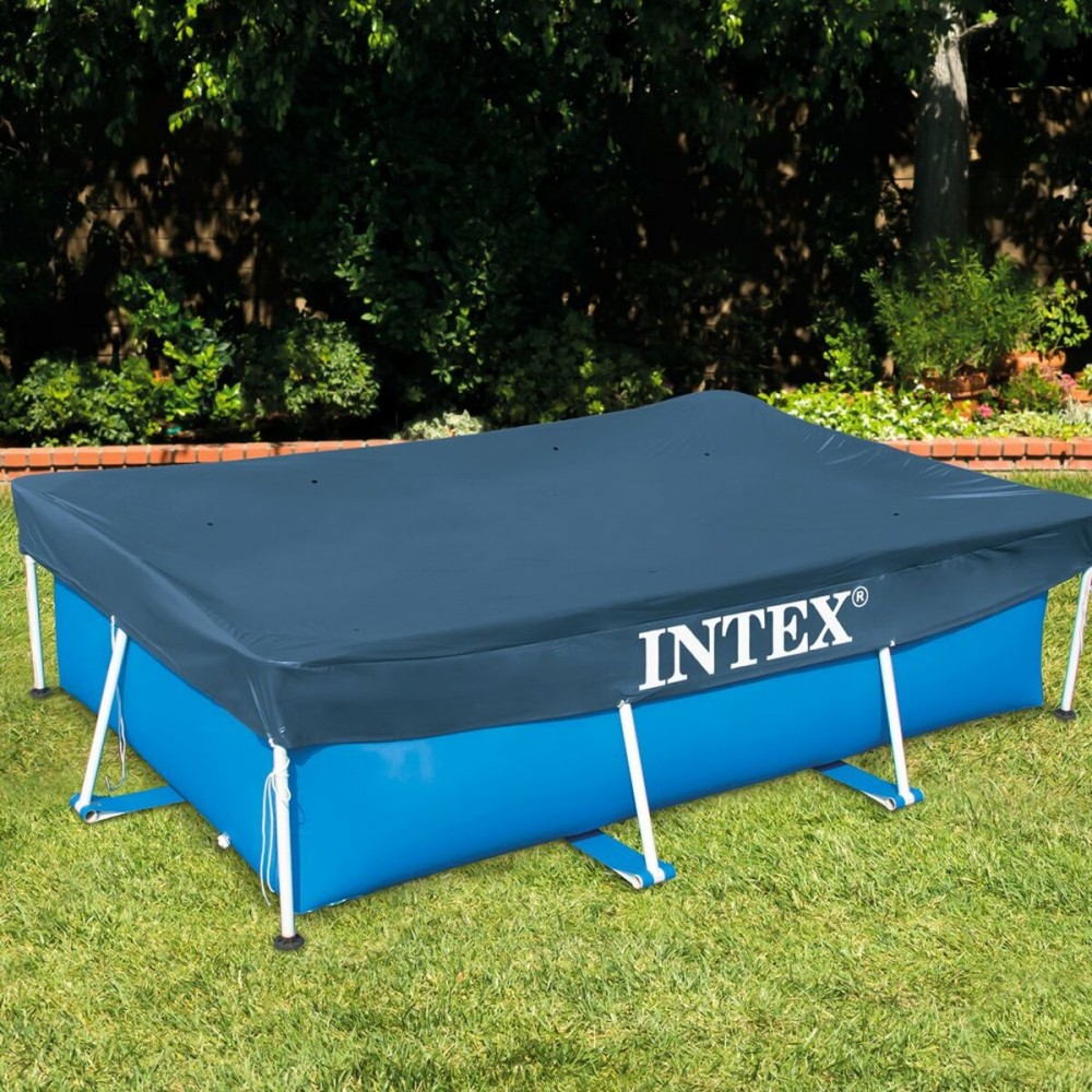 Swimming Pool Cover Intex 28039 Blue Grey Navy Blue 4,5 m