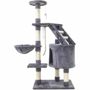 Scratching Post for Cats Marie 40 x 55 x 120 cm Grey