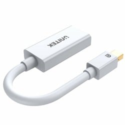 Mini DisplayPort-zu-HDMI-Adapter Unitek Y-6331 Weiß 20 cm