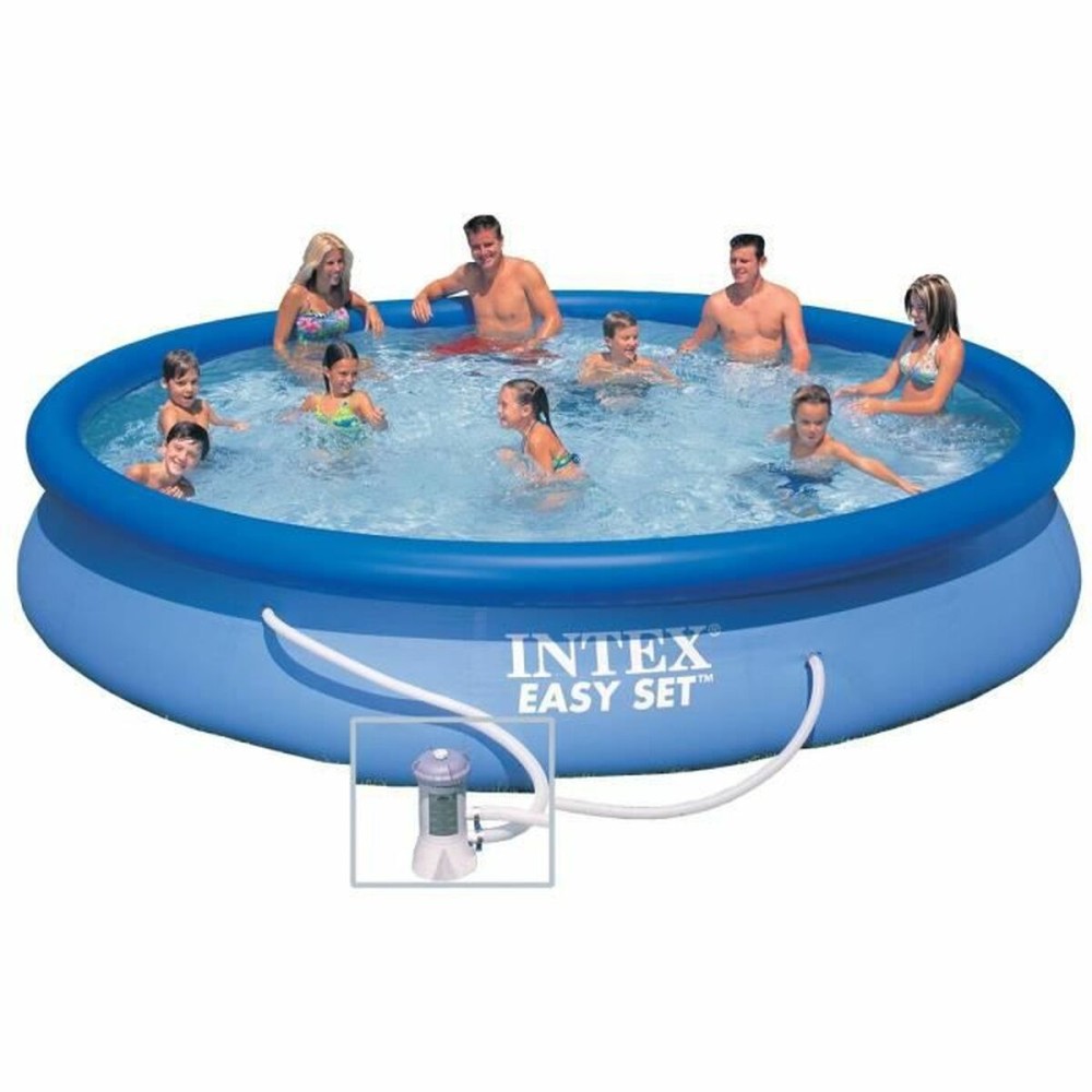 Aufblasbarer Pool Intex 28158NP Blau 457 x 84 cm