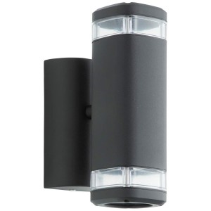 Wall Light Brilliant Jandy Up & Down Exterior 18 W Black GU10