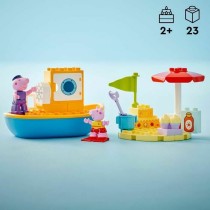 Konstruktionsspiel Lego Peppa Pig's Boat Trip Bunt