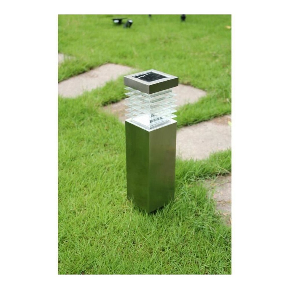 Solar lamp Galix Sergioro Grey Stainless steel 6 W 25 lm 10 x 47,6 x 10 cm