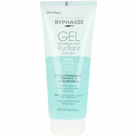 Gel démaquillant visage Byphasse   Purificatrice 200 ml