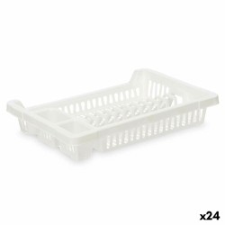 Draining Rack for Kitchen Sink Kinvara 2601407-2 White Plastic 42,5 x 7 x 29,5 cm (24 Units)