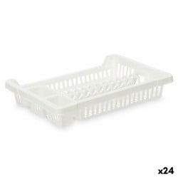 Égouttoir pour Évier Blanc Plastique 42,5 x 7 x 29,5 cm (24 Unités)