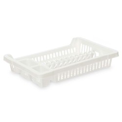 Égouttoir pour Évier Kinvara 2601407-2 Blanc Plastique 42,5 x 7 x 29,5 cm (24 Unités)