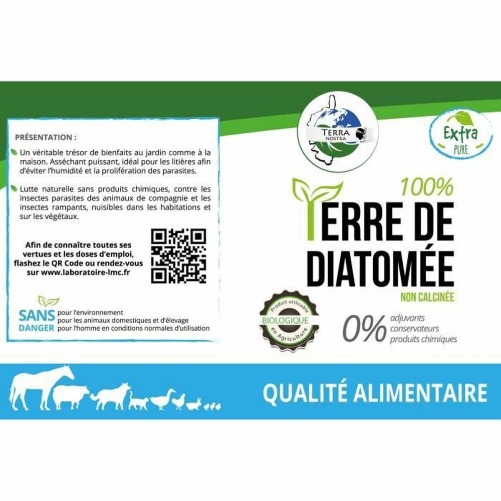 Engrais organique TERRA NOSTRA Diatomée Ferme 300 g