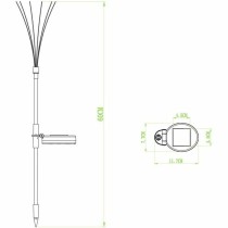 Solar lamp Galix Star Explosion 11,7 x 7,7 x 60 cm