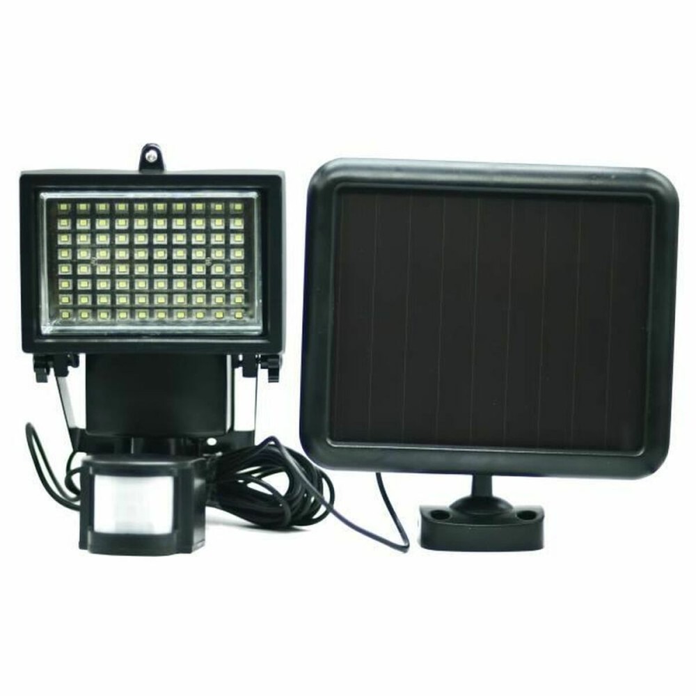 Solar-powered spotlight Galix Motion Detector Black Plastic 13,5 x 13,5 x 20 cm