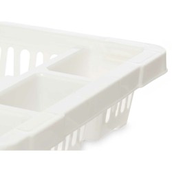 Draining Rack for Kitchen Sink Kinvara 2601407-2 White Plastic 42,5 x 7 x 29,5 cm (24 Units)