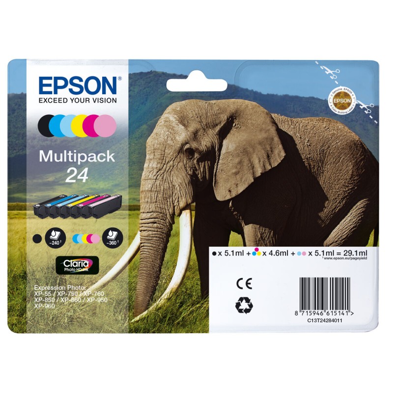 Original Tintenpatrone Epson C13T24284021 Bunt