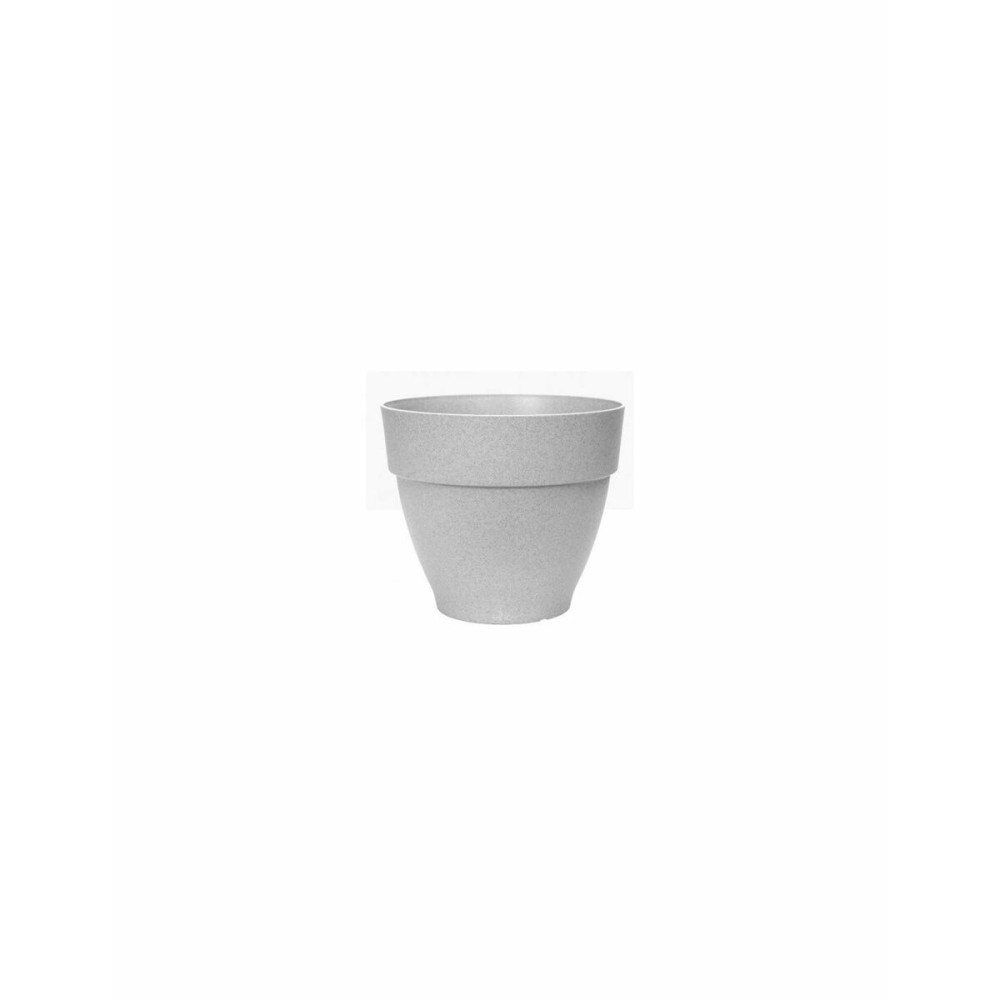 Pot Elho Gris Plastique Rond Moderne