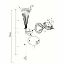 Solar-Gartenpfahl Galix G4435