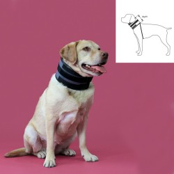 Halskrause für Hunde KVP Schwarz (6-28 cm)