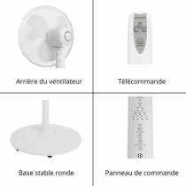 Ventilateur sur Pied Oceanic 684161 Blanc 45 W