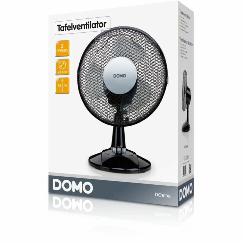 Ventilateur de Bureau DOMO DO8138 Noir 30 W