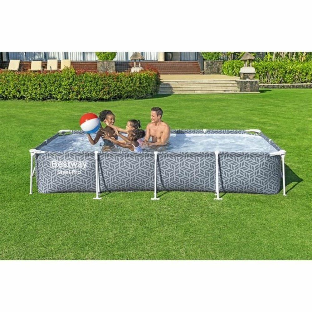 Piscine gonflable Bestway Steel Pro Bleu Gris