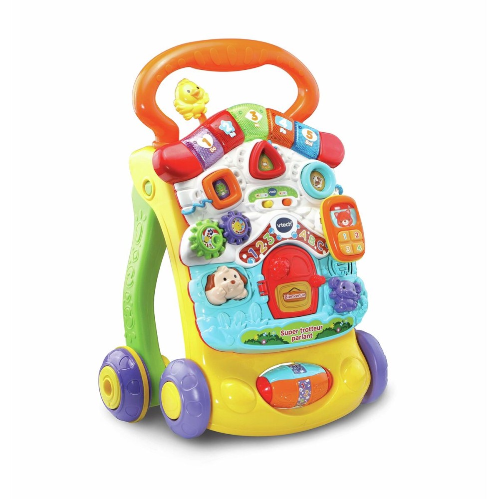 Tricycle Vtech Super Trotteur Parlant 2 En 1 Orange (FR) Multicouleur