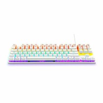 Clavier pour jeu The G-Lab Mercury AZERTY Blanc