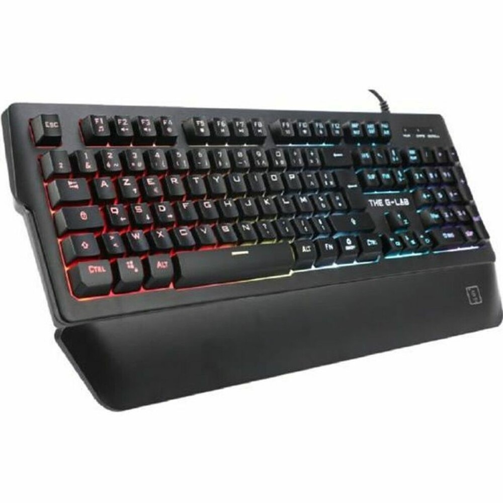 Gaming Tastatur The G-Lab AZERTY Schwarz