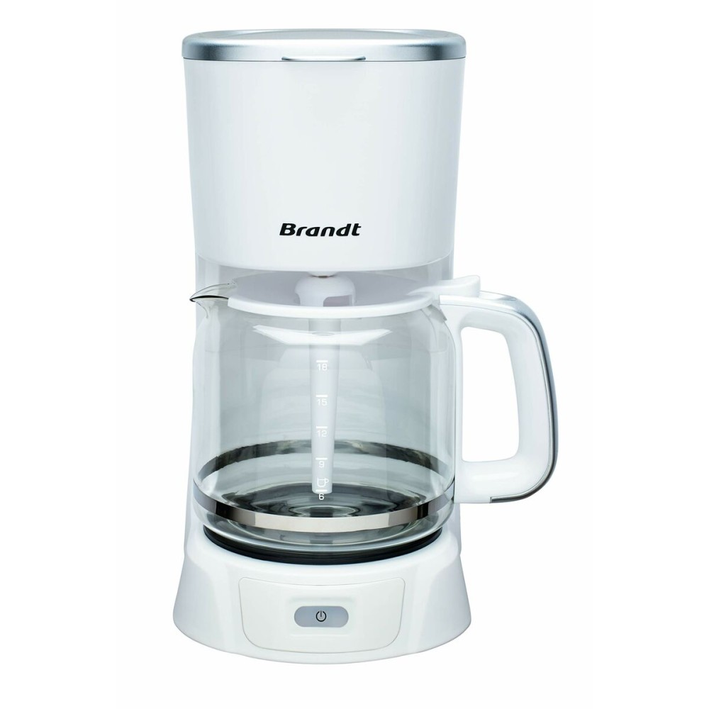 Cafetière goutte à goutte Brandt CAF1318S Blanc 1000 W 1100 W