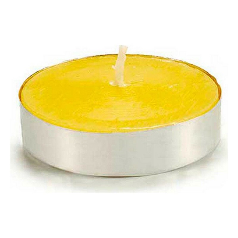 Ensemble de Bougies Ibergarden HL-1010CIT Jaune Métal Cire Citronnelle (24 Unités)