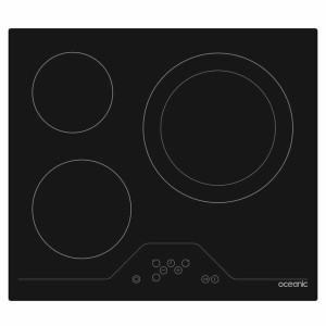 Glass-Ceramic Hob Oceanic OCEATV3Z60B 5700 W