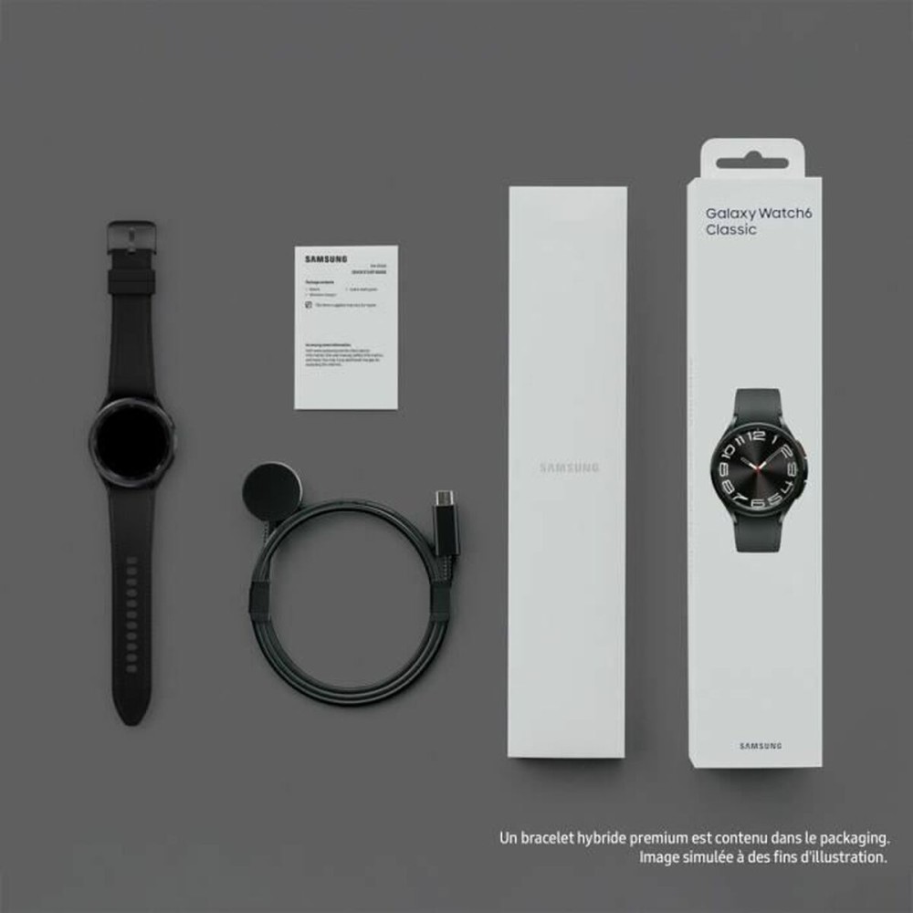 Smartwatch Samsung Watch 6 Black 1,3" 43 mm