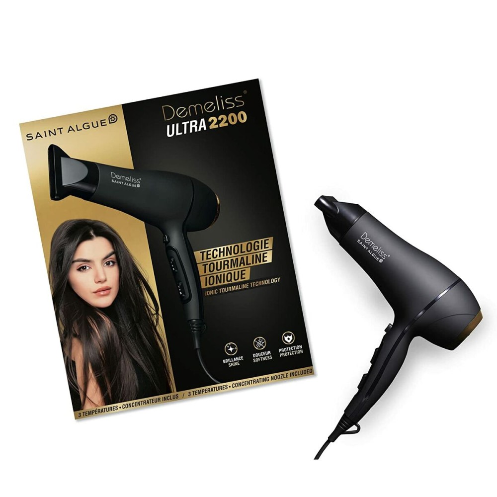 Sèche-cheveux Saint-Algue 2200 W Noir