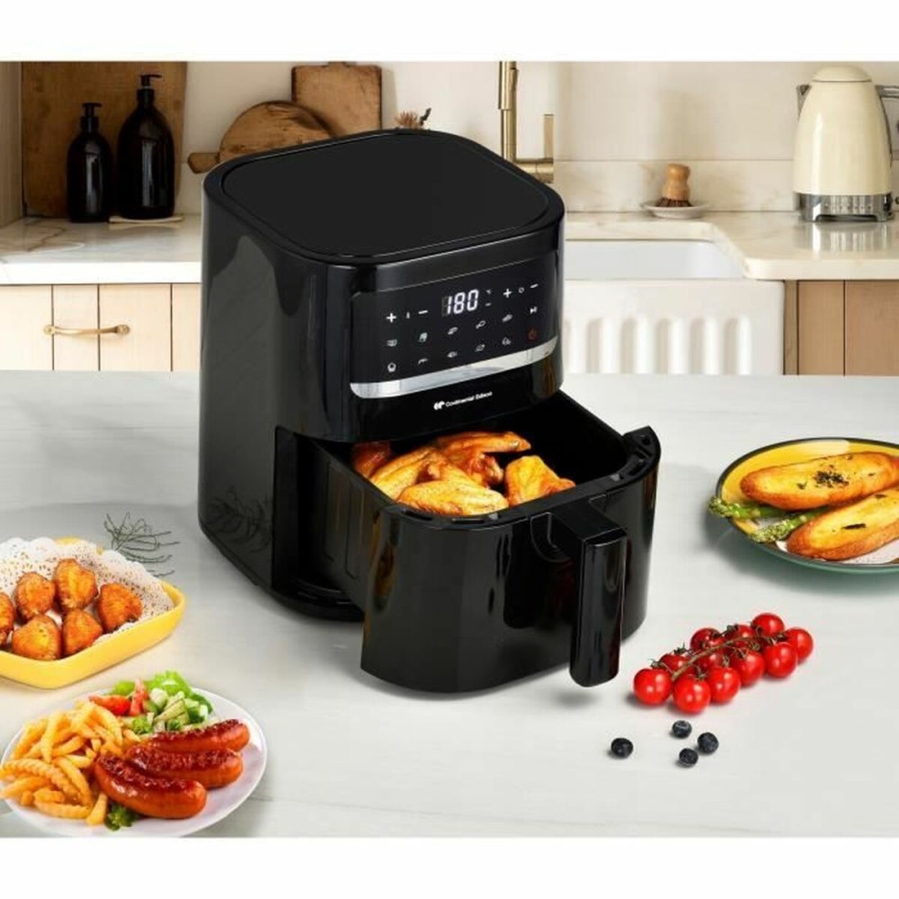 Heißluftfritteuse Continental Edison Schwarz 1400 W 4,5 L