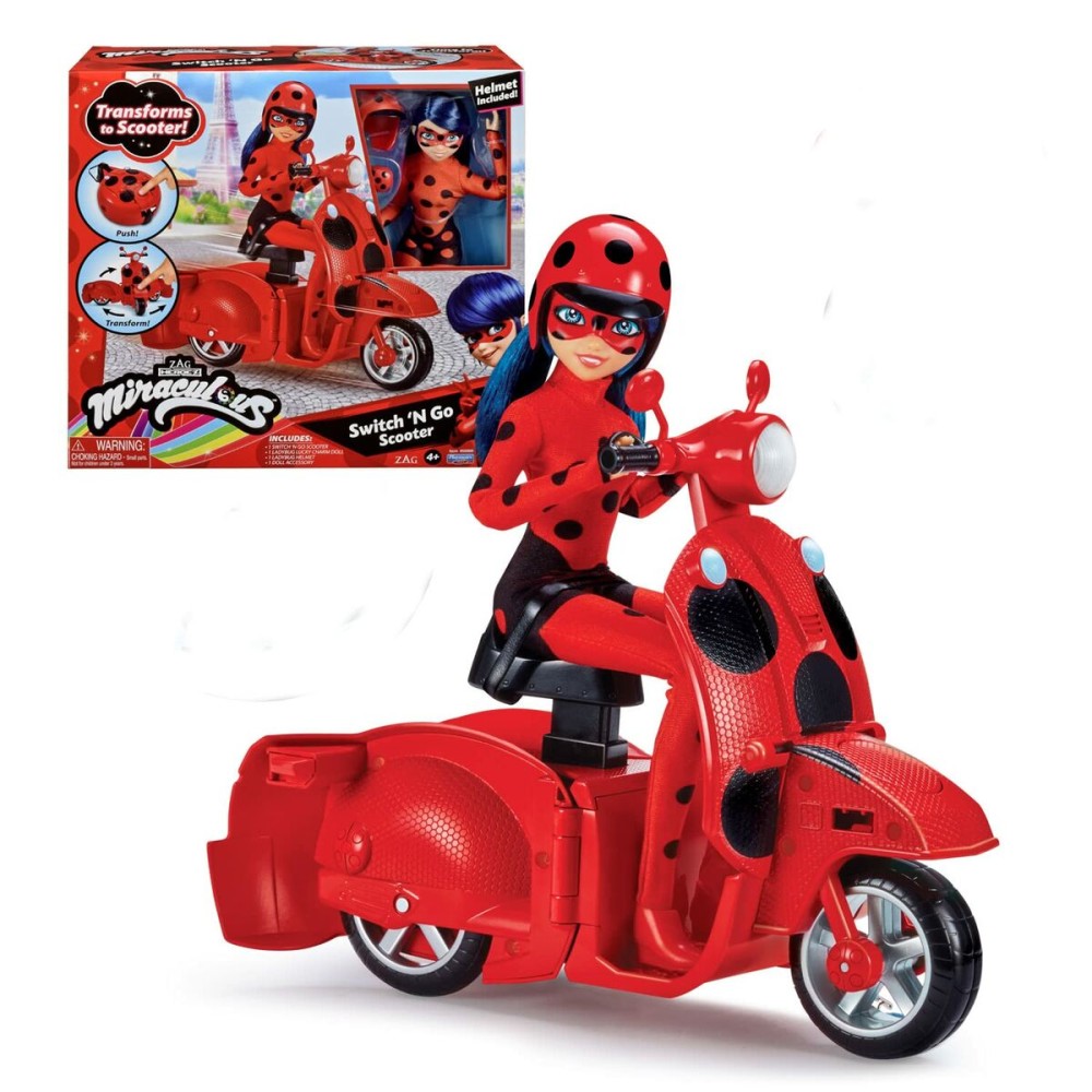 Figurine d’action Miraculous: Tales of Ladybug & Cat Noir Motocyclette