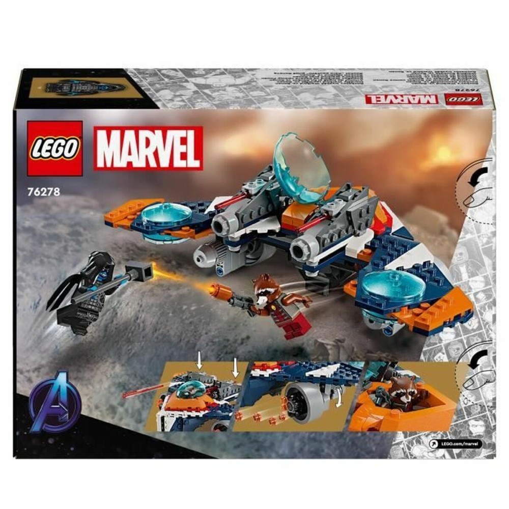 Construction set Lego 76278 Marvel: Rocket vs. Ronan's Spaceship Multicolour 290 Pieces