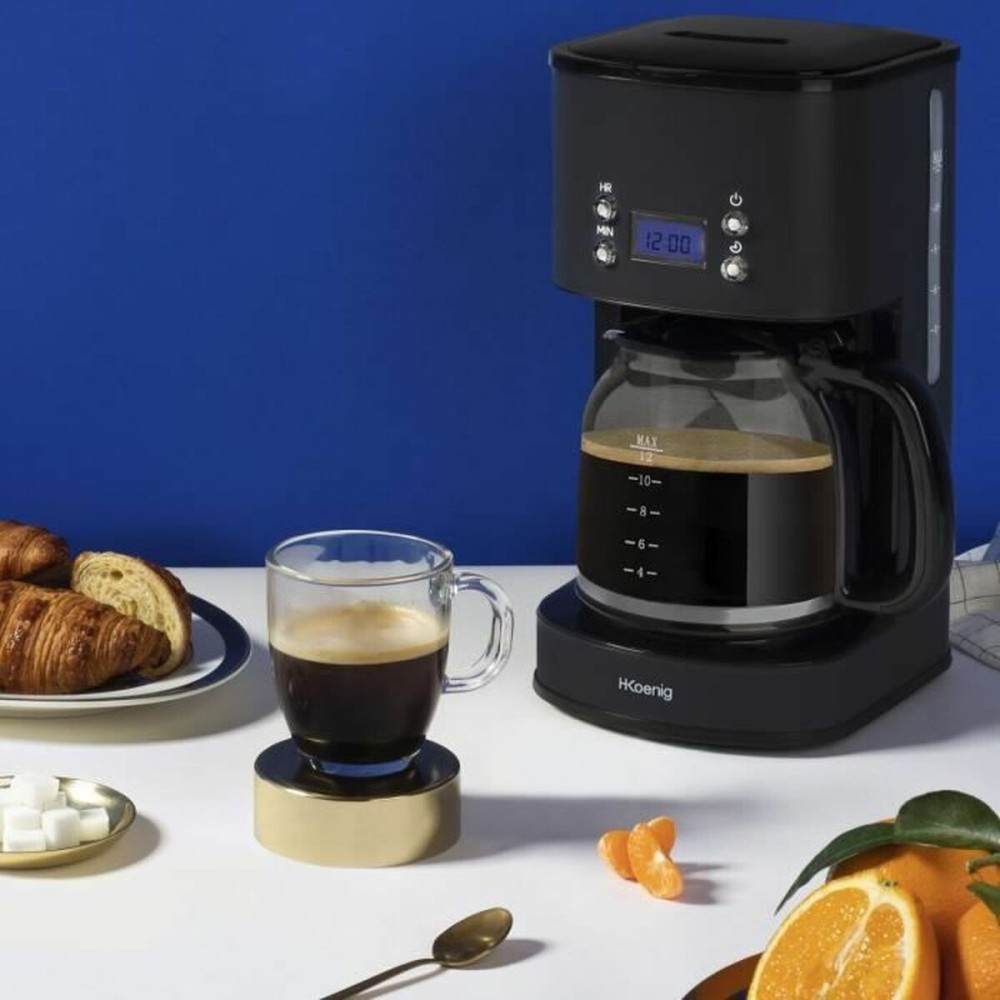 Drip Coffee Machine Hkoenig Black 1000 W