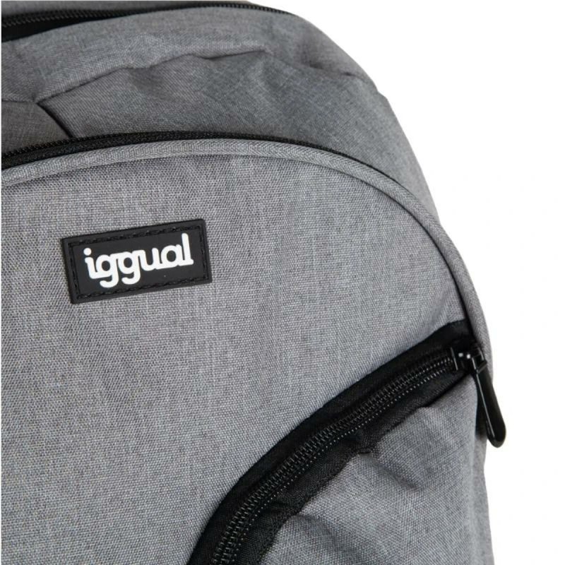 Laptop Backpack iggual Daily Use Grey 15.6"